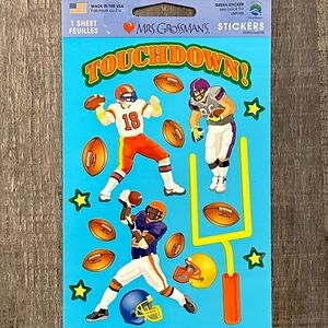 💞 New Touchdown! Football Scrapbook Stickers